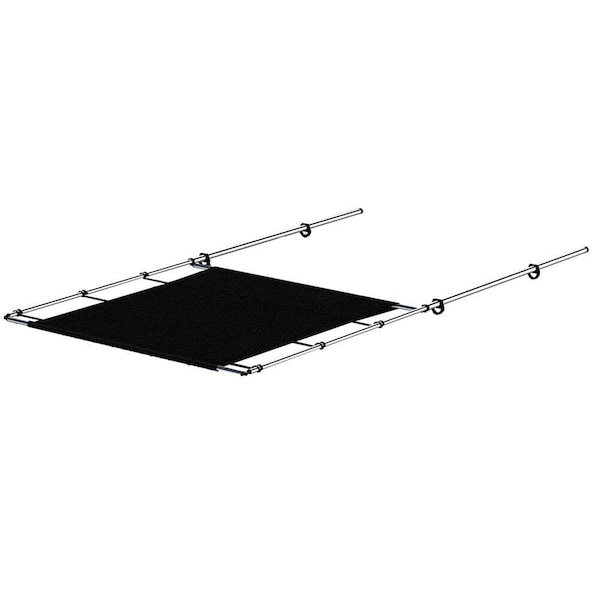 Taylormade-Adidas Taylor Made 2021026251 63 in. Wide Stainless Steel SureShade PTX Power Shade, Black T4V-2021026251 - main